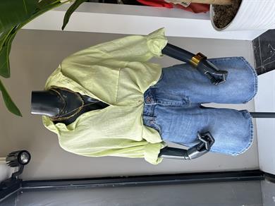 Açık Mavi Kot Şort