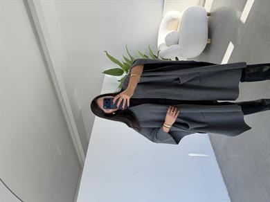 Antrasit Cepli Triko Panço