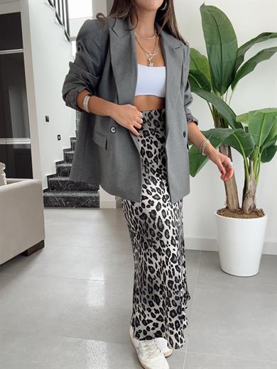 Antrasit Kruvaze Blazer