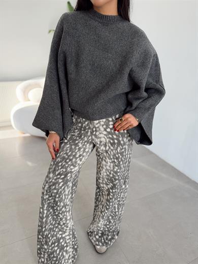 Antrasit Oversize Kazak