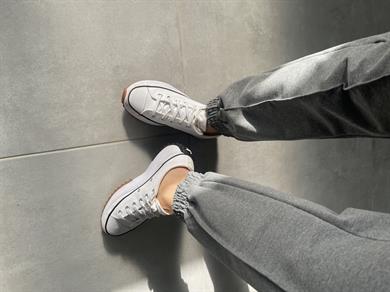 Antrasit Paça Lastilki Esofman Altı