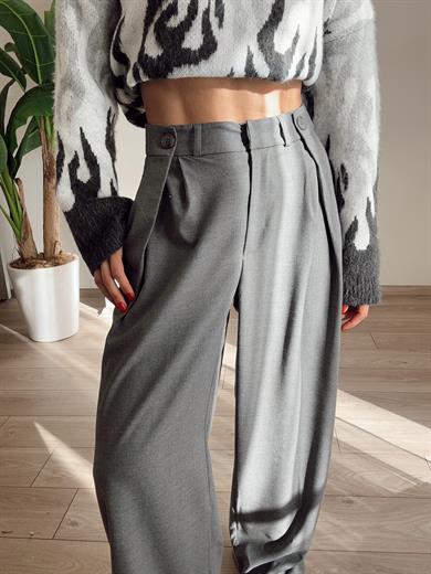 Antrasit Poliviskon Pantolon