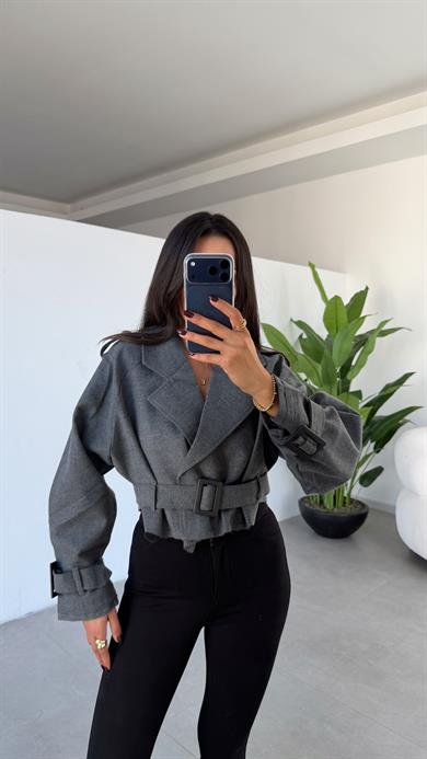 Antrasit Reglan Kol Ceket