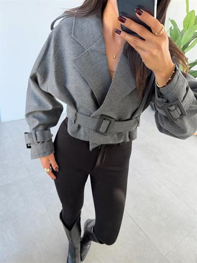 Antrasit Reglan Kol Ceket