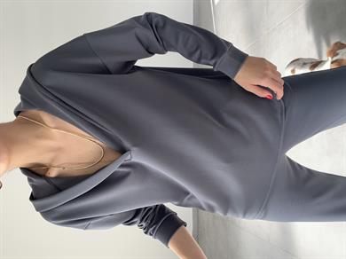 Antrasit Scuba Sweatshirt