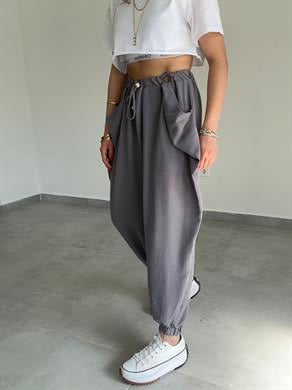 Antrasit Tasarım Şalvar Pantolon