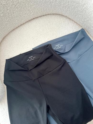 Antrasit Yüksek Bel Fit Tayt