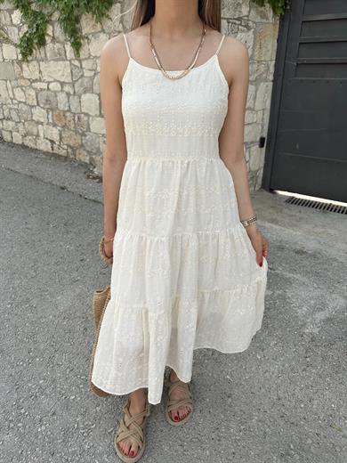 Askılı Fisto Elbise