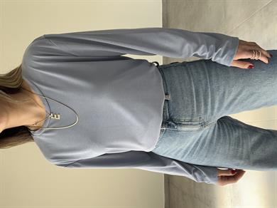 Bebe Mavi Modal Kumaş Uzun Kol Basic