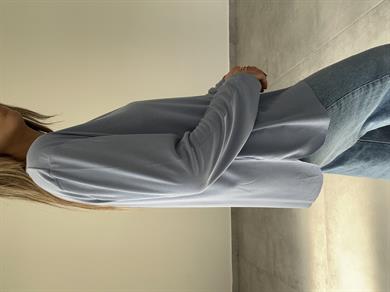 Bebe Mavi Modal Kumaş Uzun Kol Basic