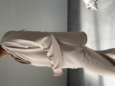 Bej Scuba Sweatshirt