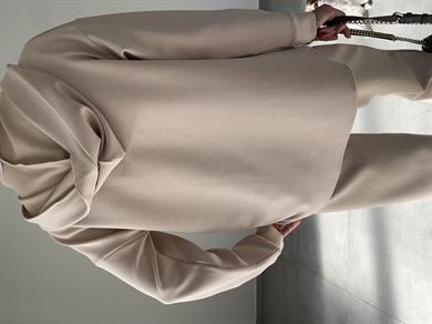 Bej Scuba Sweatshirt