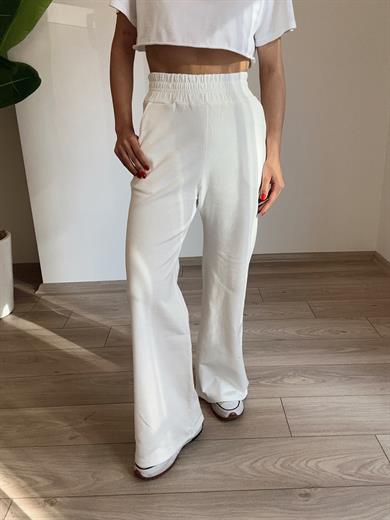 Beli Lastikli Ekru Eşofman