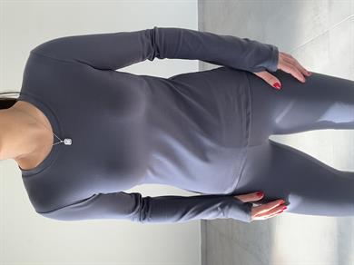 Beliza Antrasit Parmak Geçirmeli Body