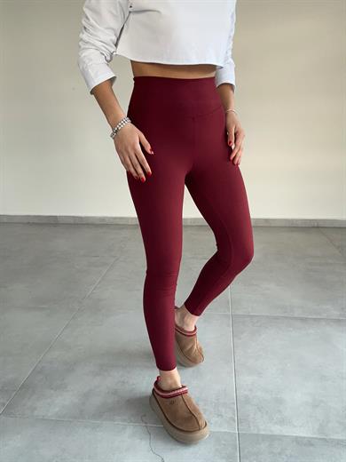 Beliza Bordo Oys Yüksek Bel Tayt