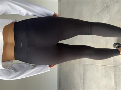 Beliza Siyah Oys Yüksek Bel Tayt