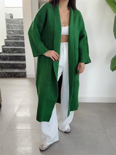 Benetton Uzun Salaş Maxi Triko Hırka