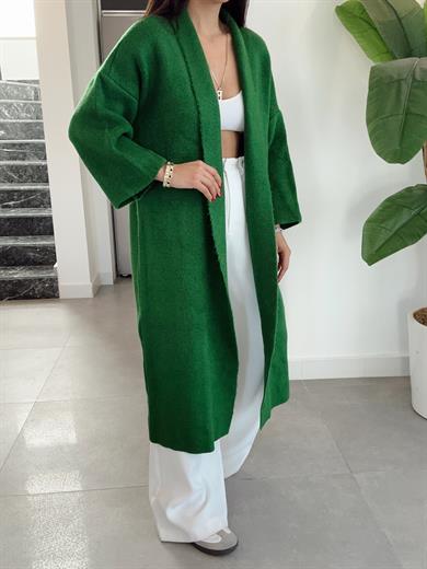 Benetton Uzun Salaş Maxi Triko Hırka