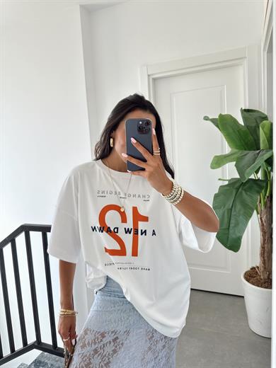 Beyaz Diya Tshirt