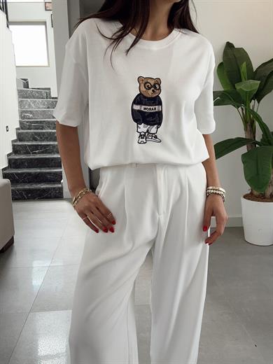 Beyaz Gözlüklü Teddy