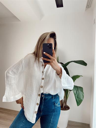 Beyaz Müslin Gömlek