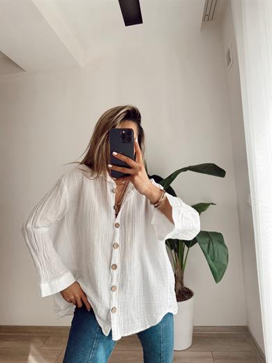 Beyaz Müslin Gömlek