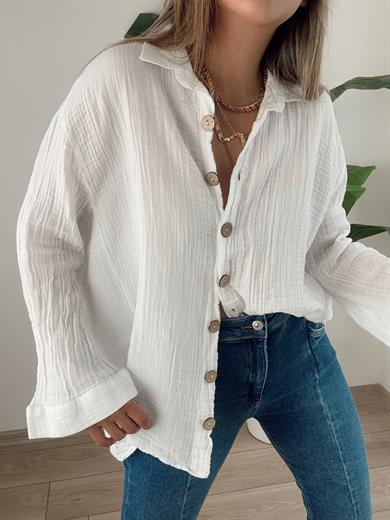 Beyaz Müslin Gömlek