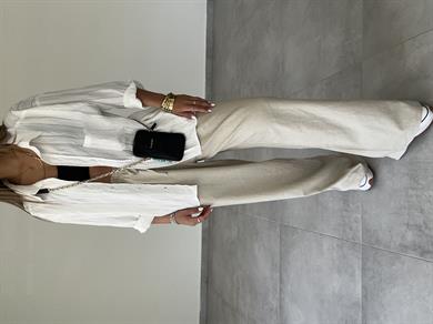 Beyaz Oversize Gömlek