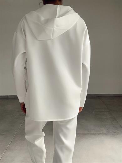 Beyaz Scuba Sweatshirt
