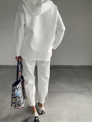 Beyaz Scuba Sweatshirt