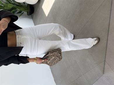 Beyaz Wideleg Jean