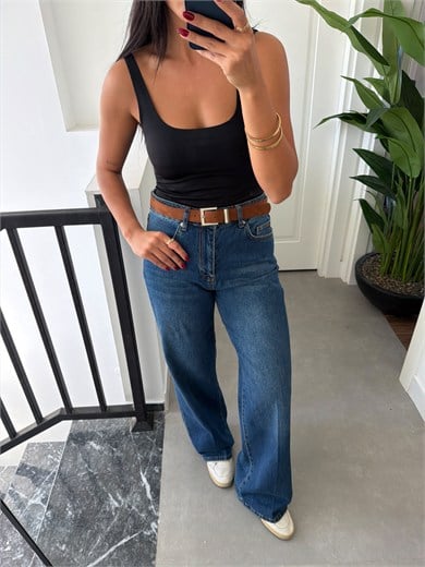 Blue Kemerli Jean