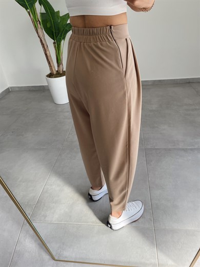 Bombeli Camel Pantolon