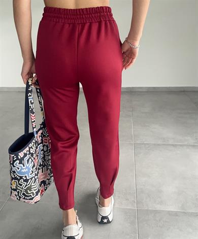 Bordo Scuba Paça Pileli Eşofman