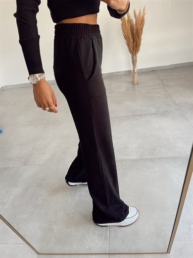 Boru Paça Siyah Eşofman