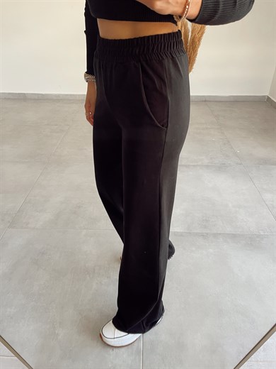 Boru Paça Siyah Eşofman