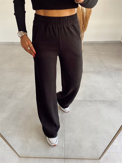 Boru Paça Siyah Eşofman