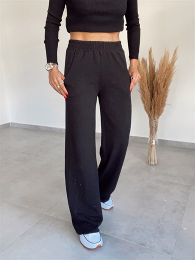 Boru Paça Siyah Eşofman