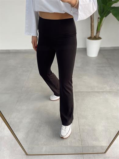 Boru Paça Siyah Fit  Tayt