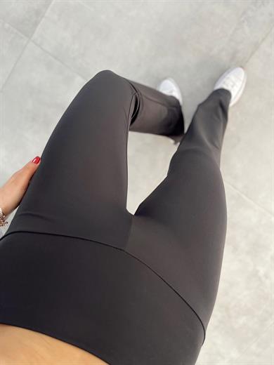 Boru Paça Siyah Fit  Tayt