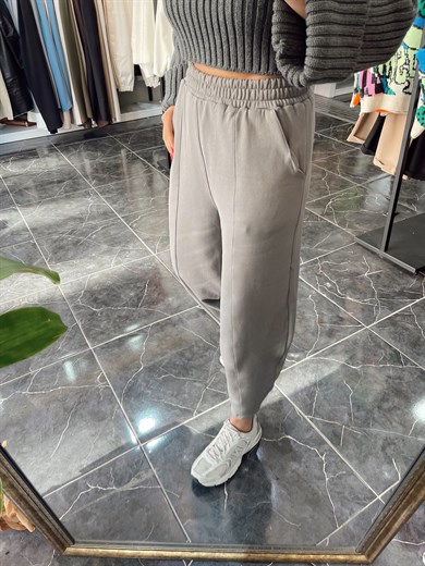 Boyalı Gri Şalvar Eşofman