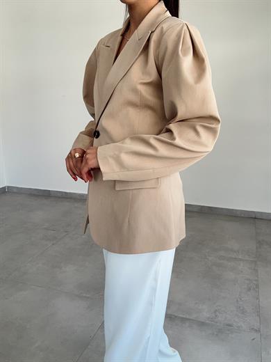 Briella Vizon Belden Oturtmalı Blazer