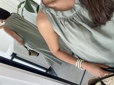 Çağlai Omuzdan Bağlamalı Elbise