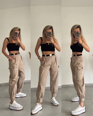 Camel Kargo Pantolon