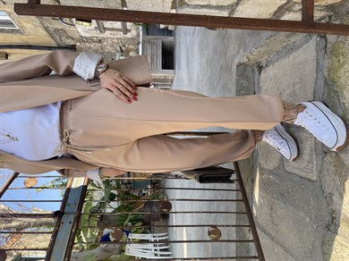 Camel Lastikli Pantolon