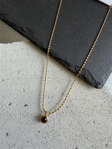 Çelik Gold Kolye 08