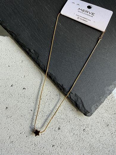 Çelik Gold Kolye 12