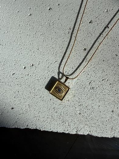 Çelik Gold Kolye 19
