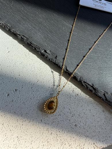 Çelik Gold Kolye 21