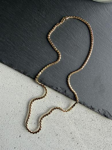 Çelik Gold Kolye 25